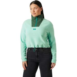 Helly Hansen Daybreaker Cropped Half Zip Fleece Lagoon XS Women Helly Hansen Daybreaker Cropped Half Zip Fleece Lagoon XS Women