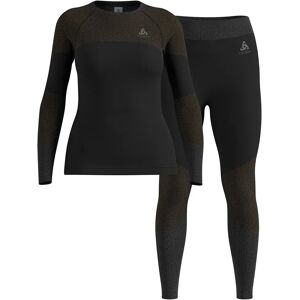 Odlo Fundamentals Performance Warm Base Layer Set Black M Women Odlo Fundamentals Performance Warm Base Layer Set Black M Women