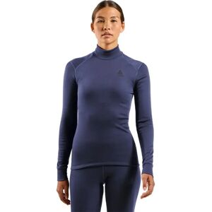 Odlo Turtle Active Warm Eco Long Sleeve Base Layer Skipper Blue M Women Odlo Turtle Active Warm Eco Long Sleeve Base Layer Skipper Blue M Women