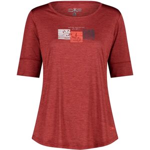 Cmp 39t5756 Short Sleeve T-shirt Granata Mel. XL Women Cmp 39t5756 Short Sleeve T-shirt Granata Mel. XL Women