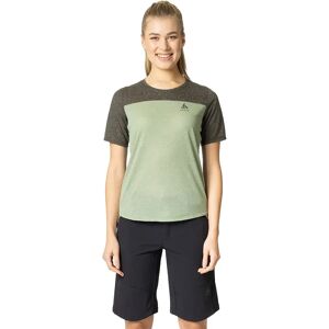Odlo X-alp Linencool Short Sleeve T-shirt Loden Frost Melange / Deep Depths Melange XS Women Odlo X-alp Linencool Short Sleeve T-shirt Loden Frost Melange / Deep Depths Melange XS Women