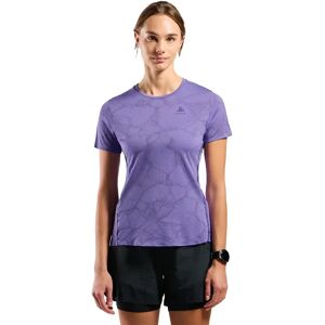 Odlo Zeroweight Engineered Chill-tec Short Sleeve T-shirt Afterparty Melange XL Women Odlo Zeroweight Engineered Chill-tec Short Sleeve T-shirt Afterparty Melange XL Women