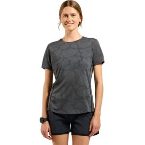 Odlo Zeroweight Engineered Chill-tec Short Sleeve T-shirt Black Melange M Women Odlo Zeroweight Engineered Chill-tec Short Sleeve T-shirt Black Melange M Women