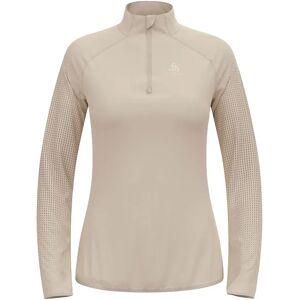 Odlo Zeroweight Warm Half Zip Sweatshirt Silver Cloud XL Women Odlo Zeroweight Warm Half Zip Sweatshirt Silver Cloud XL Women
