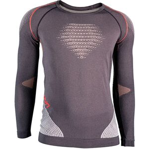 Uyn Evolutyon Comfort Long Sleeve Base Layer Charcoal / White / Red S-M Men Uyn Evolutyon Comfort Long Sleeve Base Layer Charcoal / White / Red S-M Men