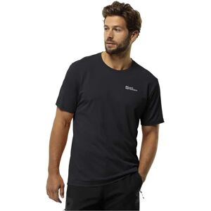 Jack Wolfskin Delgami Short Sleeve T-shirt Black 2XL Men Jack Wolfskin Delgami Short Sleeve T-shirt Black 2XL Men