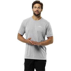 Jack Wolfskin Vonnan Short Sleeve T-shirt Cool Grey 2XL Men Jack Wolfskin Vonnan Short Sleeve T-shirt Cool Grey 2XL Men