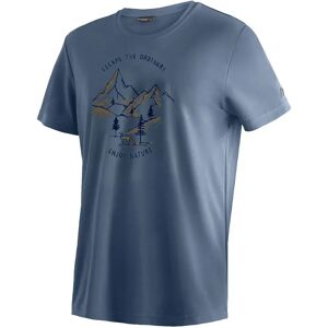 Maier Sports Dieter Print Short Sleeve T-shirt Ensign Blue 2XL Men Maier Sports Dieter Print Short Sleeve T-shirt Ensign Blue 2XL Men