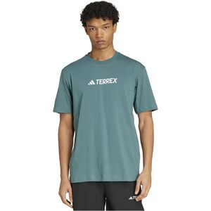 Adidas Terrex Classic Logo Short Sleeve T-shirt Preloved Teal M Men Adidas Terrex Classic Logo Short Sleeve T-shirt Preloved Teal M Men