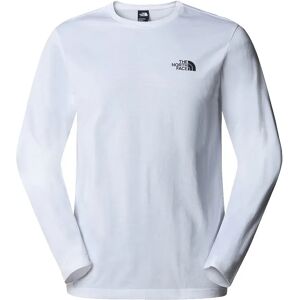 The North Face Simple Dome Long Sleeve T-shirt TNF White XL Men The North Face Simple Dome Long Sleeve T-shirt TNF White XL Men