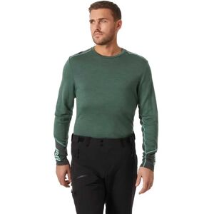 Helly Hansen Lifa Merino Midweight Crew Long Sleeve Base Layer Green XL Men Helly Hansen Lifa Merino Midweight Crew Long Sleeve Base Layer Green XL Men