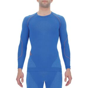 Uyn Evolutyon Long Sleeve Base Layer Lapis Blue / Blue / Orange Shiny S-M Men Uyn Evolutyon Long Sleeve Base Layer Lapis Blue / Blue / Orange Shiny S-M Men