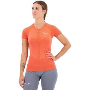 Salewa Zebru Responsive Short Sleeve Base Layer Fluo Coral XL Women Salewa Zebru Responsive Short Sleeve Base Layer Fluo Coral XL Women