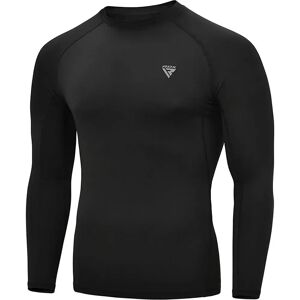 Rdx Sports T15 Compression Long Sleeve Base Layer Black 3XL Men Rdx Sports T15 Compression Long Sleeve Base Layer Black 3XL Men