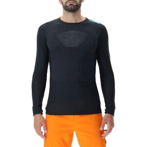 Uyn Crossover Long Sleeve Base Layer Black / Black 2XL Men Uyn Crossover Long Sleeve Base Layer Black / Black 2XL Men