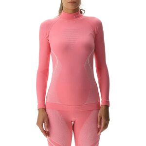 Uyn Evolutyon Turtle Neck Long Sleeve Base Layer Flamingo / White / White L / XL Women Uyn Evolutyon Turtle Neck Long Sleeve Base Layer Flamingo / White / White L / XL Women