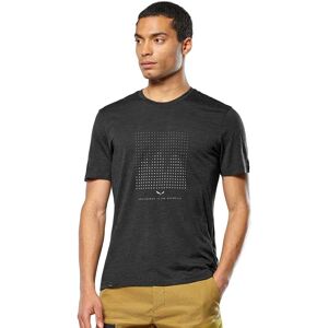 Salewa Eagle Dotted Mountain Am T-shirt Black Out S Men Salewa Eagle Dotted Mountain Am T-shirt Black Out S Men