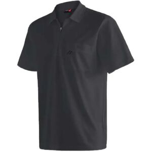Maier Sports Arwin 2.0 Short Sleeve Polo Black 7XL Men Maier Sports Arwin 2.0 Short Sleeve Polo Black 7XL Men