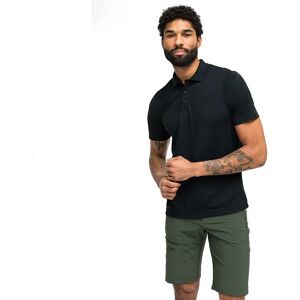 Maier Sports Ulrich Short Sleeve Polo Black 7XL Men Maier Sports Ulrich Short Sleeve Polo Black 7XL Men
