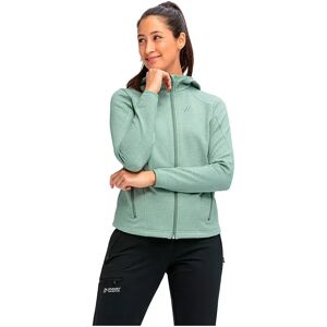 Maier Sports Tesila Hood W Full Zip Fleece Luscious Moss Melange 3XL Women Maier Sports Tesila Hood W Full Zip Fleece Luscious Moss Melange 3XL Women