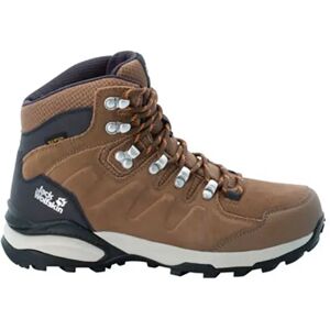Jack Wolfskin Refugio Texapore Mid Hiking Boots Brown / Apricot UK 5.5 Women Jack Wolfskin Refugio Texapore Mid Hiking Boots Brown / Apricot UK 5.5 Women