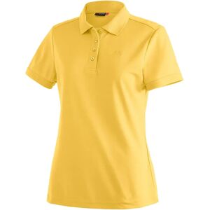 Maier Sports Ulrike Short Sleeve Polo Mellow Yellow M-L Women Maier Sports Ulrike Short Sleeve Polo Mellow Yellow M-L Women