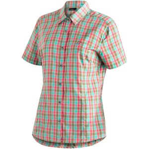 Maier Sports Philina Short Sleeve Shirt Green Lightblue Red Check 2XL Women Maier Sports Philina Short Sleeve Shirt Green Lightblue Red Check 2XL Women