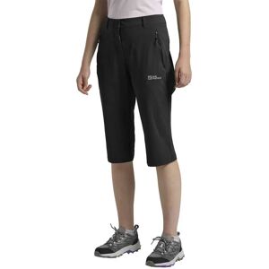 Jack Wolfskin Hikeout 3/4 Pants Black 46 Women Jack Wolfskin Hikeout 3/4 Pants Black 46 Women