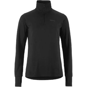 Craft Flow Long Sleeve Base Layer Black Melange XS Women Craft Flow Long Sleeve Base Layer Black Melange XS Women