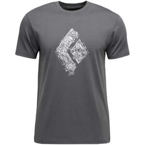Black Diamond Engineered Diamond Short Sleeve T-shirt Anthracite XL Men Black Diamond Engineered Diamond Short Sleeve T-shirt Anthracite XL Men