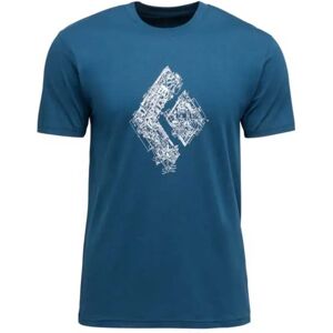 Black Diamond Engineered Diamond Short Sleeve T-shirt Indigo XL Men Black Diamond Engineered Diamond Short Sleeve T-shirt Indigo XL Men