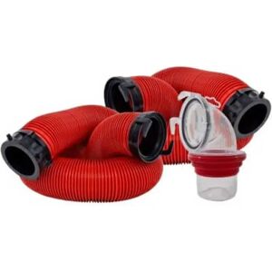 Valterra Ez Coupler Deluxe Sewer Hose Set 6.09 M Red / Black One Size unisex Valterra Ez Coupler Deluxe Sewer Hose Set 6.09 M Red / Black One Size unisex