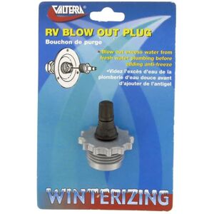 Valterra Plastic Valve Blow Out Stopper Grey One Size unisex Valterra Plastic Valve Blow Out Stopper Grey One Size unisex