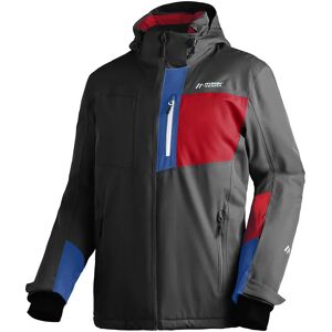 Maier Sports Karleiten 2.0 Jacket Black / Salsa / Imperial Blue 58 Men Maier Sports Karleiten 2.0 Jacket Black / Salsa / Imperial Blue 58 Men