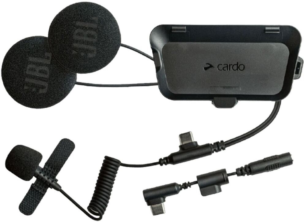 Cardo Packtalk Outdoor 2nd Helmet Kit Black One Size unisex