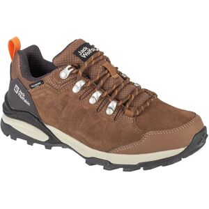 Jack Wolfskin Refugio Texapore Hiking Shoes Brown / Grey UK 4 Women Jack Wolfskin Refugio Texapore Hiking Shoes Brown / Grey UK 4 Women