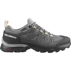 Salomon X-ward Leather Goretex Hiking Shoes Gull / Black / Ebony UK 4.5 Women Salomon X-ward Leather Goretex Hiking Shoes Gull / Black / Ebony UK 4.5 Women