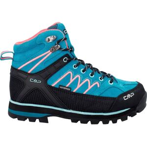 Cmp Moon Mid Wp 31q4796 Hiking Boots Teal / Red Fluo UK 3 Women Cmp Moon Mid Wp 31q4796 Hiking Boots Teal / Red Fluo UK 3 Women