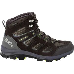Jack Wolfskin Vojo 3 Texapore Mid Hiking Boots Dark Brown / Lime UK 6.5 Men Jack Wolfskin Vojo 3 Texapore Mid Hiking Boots Dark Brown / Lime UK 6.5 Men