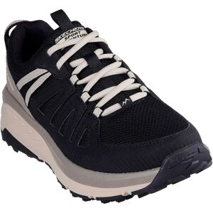 Skechers Switch Back Venture Seeker Hiking Shoes Black Synthetic / Textile / Taupe Trim UK 6.5 Men Skechers Switch Back Venture Seeker Hiking Shoes Black Synthetic / Textile / Taupe Trim UK 6.5 Men