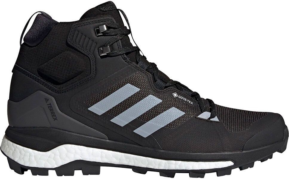 Adidas Terrex Skychaser 2 Mid Goretex Hiking Boots Core Black / Halo Silver / Dgh Solid Grey UK 8.5 Men