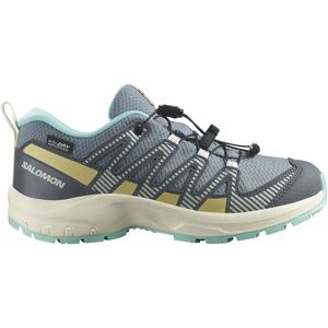 Salomon Xa Pro V8 Wp Hiking Shoes Trooper / Turbulence / Aruba Blue UK 6 Girls Salomon Xa Pro V8 Wp Hiking Shoes Trooper / Turbulence / Aruba Blue UK 6 Girls