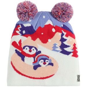 Spyder Bitsy Penguin Double Pom Beanie Multi M-L Boys,Girls