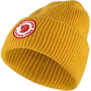 Fjällräven 1960 Logo Beanie Mustard Yellow One Size Men,Women Fjällräven 1960 Logo Beanie Mustard Yellow One Size Men,Women