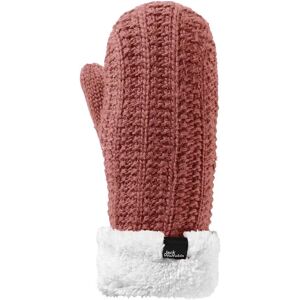 Jack Wolfskin Highloft Knit Mittens Red Coral M Women Jack Wolfskin Highloft Knit Mittens Red Coral M Women