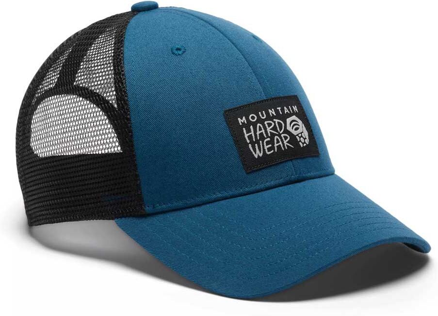 Mountain Hardwear Logo Trucker Cap Dark Caspian One Size Men,Women