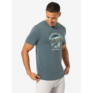Super.natural Landi Bio Short Sleeve T-shirt Turbulence Blue / Feather Grey M Men