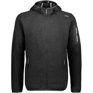 Cmp 3h60847n Hoodie Fleece Black / Glacier M Men Cmp 3h60847n Hoodie Fleece Black / Glacier M Men