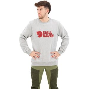 Fjällräven Logo Sweater Grey / Melange 2XL Men Fjällräven Logo Sweater Grey / Melange 2XL Men