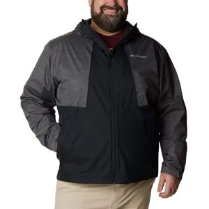 Columbia Inner Limits™ Ii Full Zip Plus Size Jacket Black / Graphite Heather 5X Men Columbia Inner Limits™ Ii Full Zip Plus Size Jacket Black / Graphite Heather 5X Men
